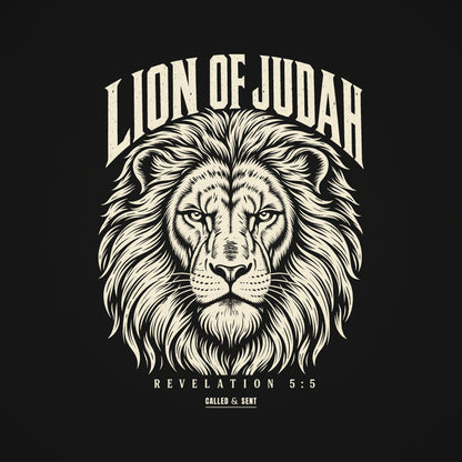 Lion of Judah back print artwork detail, Revelation 5:5